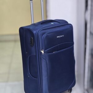 Feng 29" Large Travel Suitcase – 23kg Capacity, Pinlock, Heavy-Duty Fabric & Reinforced Zippers | Ventuman- Blue