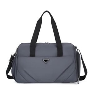 Valentine’s Multipurpose Gym & Travel Duffel – Shoe Compartment, Carry-On, Diaper Bag Ready | Ventuman- Grey colour